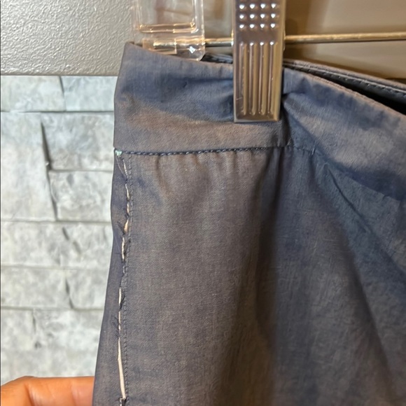 Armani Exchange Gray Dress Pants Flat Front cropped length size 8 - Picture 5 of 14